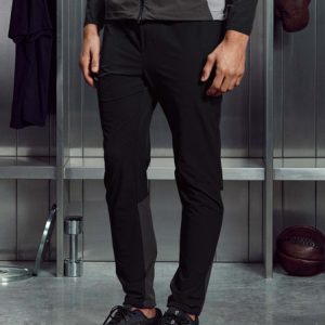 Active Colour Block Trackpant in Black