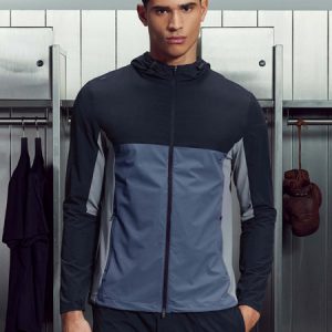 Active Colour Block Windbreaker in Navy