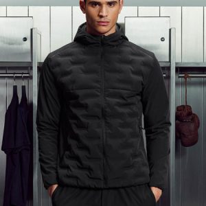 Active Quilted Windbreaker in Black