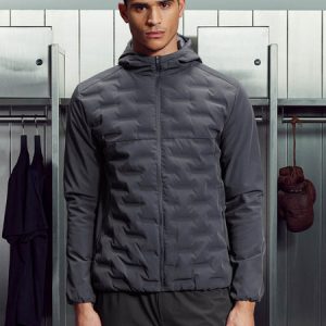 Active Quilted Windbreaker in Grey