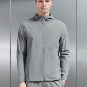Active Technical Windbreaker in Steel Grey