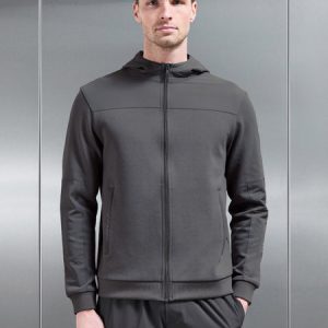 Apex Hybrid Jersey Windbreaker in Grey