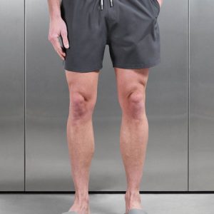 Essential Drawstring Swim Short in Grey