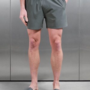 Essential Drawstring Swim Short in Olive