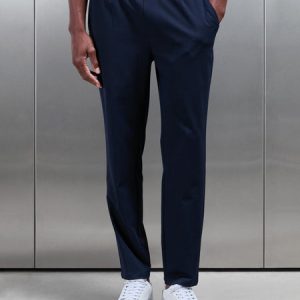 Essential Drawstring Tailored Trouser in Navy