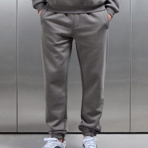 Essential Relaxed Fit Cuffed Jogger in Grey