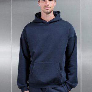 Essential Relaxed Hoodie in Navy