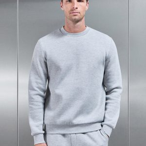 Essential Sweatshirt in Marl Grey