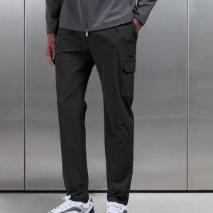 Flat Pocket Cargo Pant in Black
