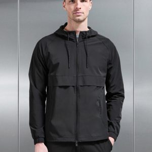 Flex Shell Windbreaker in Black
