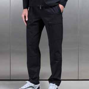 Front Pocket Technical Cargo Pant in Black