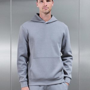 Interlock Jersey Essential Hoodie in Grey