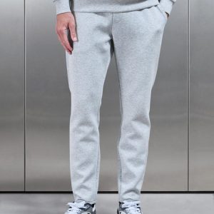 Interlock Jersey Essential Jogger in Marl Grey