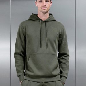 Interlock Jersey Hoodie in Sage