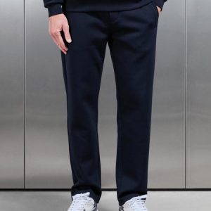 Interlock Jersey Straight Leg Jogger in Navy