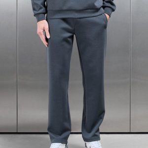 Interlock Jersey Straight Leg Jogger in Slate Blue
