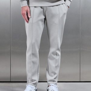 Interlock Jersey Tapered Jogger in Stone