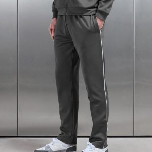 Piping Track Pant in Grey
