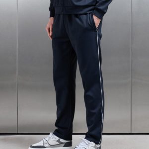 Piping Track Pant in Navy