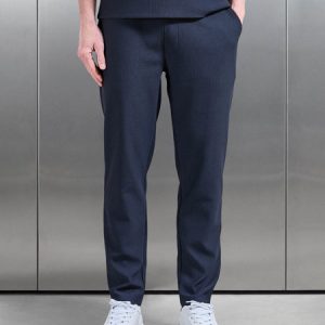 Pleated Trouser in Navy