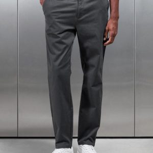 Regular Fit Chino Trouser in Grey