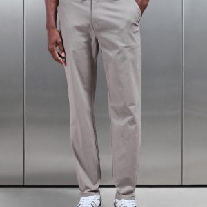 Regular Fit Chino Trouser in Taupe