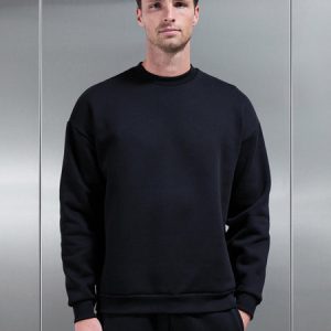 Relaxed Fit Sweatshirt in Black
