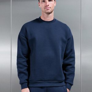 Relaxed Fit Sweatshirt in Navy