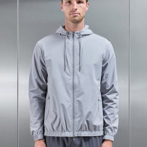Shell Windbreaker in Mid Grey
