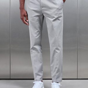 Tailored Side Adjuster Chino Trouser in Stone