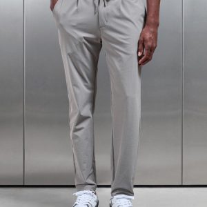 Technical Stretch Chino Trouser in Taupe