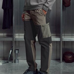 Trail Colour Block Cargo Pant in Grey