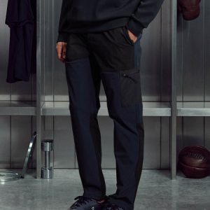 Trail Colour Block Cargo Pant in Navy
