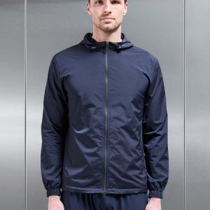 Utility Technical Shell Windbreaker in Navy