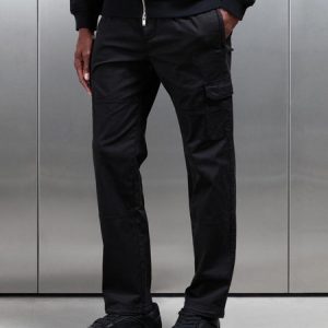 Worker Cargo Pant in Black
